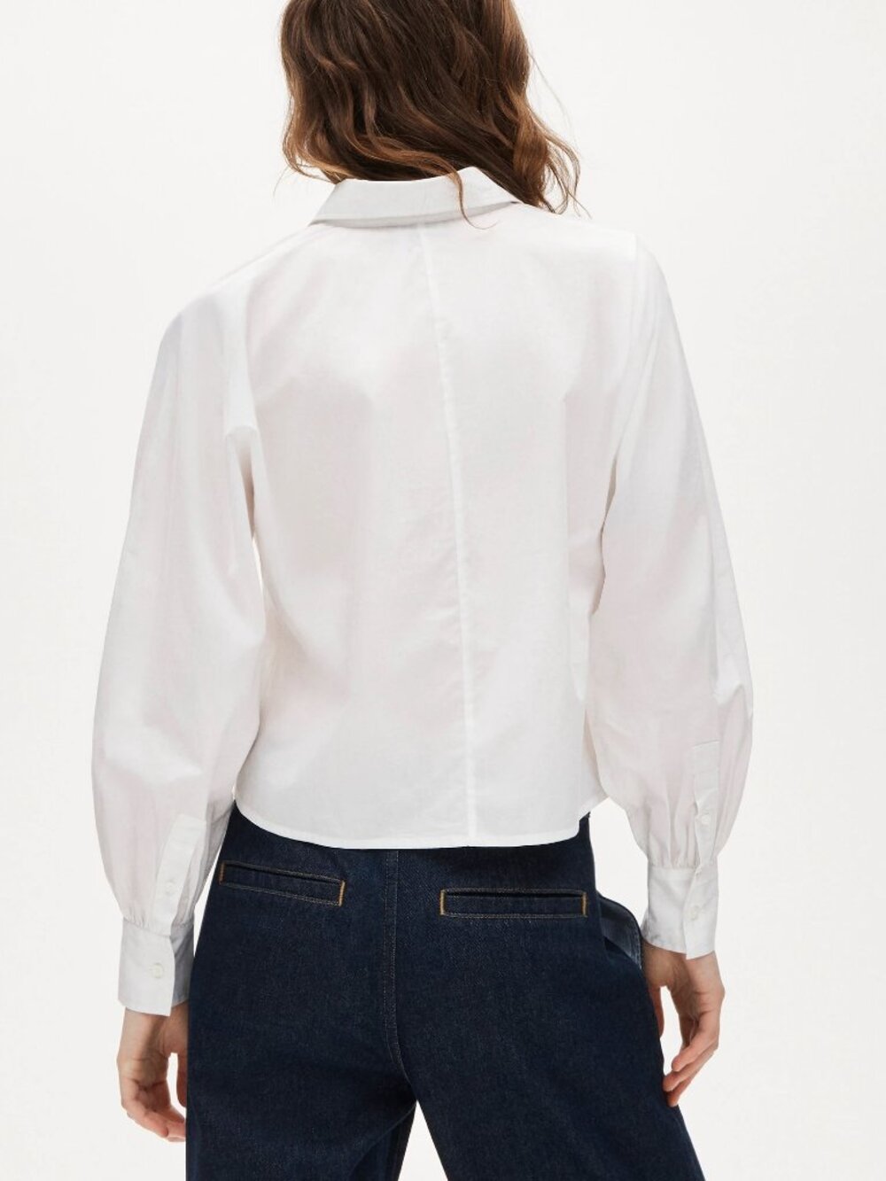 NEW J CREW Dolman-sleeve button-up shirt in cotton poplin 8 NWT Long Sleeve - Picture 3 of 11